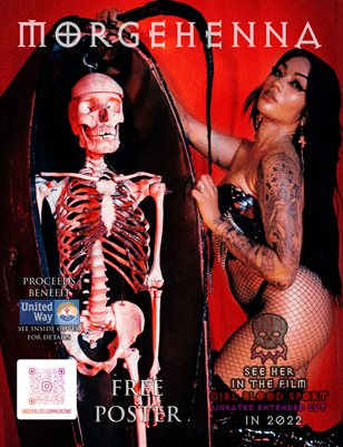 Morgehenna - Sexy Busty with Tattoos Gothic Asian Heavy Metal Death Girl Does What?! to a Real Skeleton!!!
