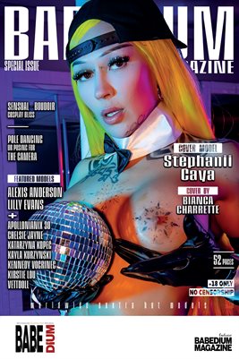 STÉPHANII CAYA SPECIAL ISSUE - BABEDIUM MAGAZINE COVER POSTER