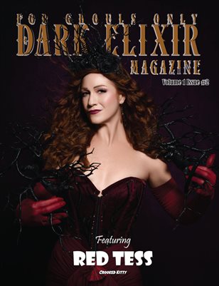 Dark Elixir Magazine Cover 2 Red Tess November 2024 Volume 1 Issue 2