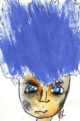 'Lil Blue Haired Dude