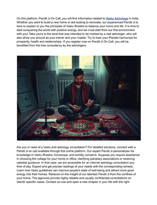 Vastu & Astrology on Call: Consult Pandit Ji Online