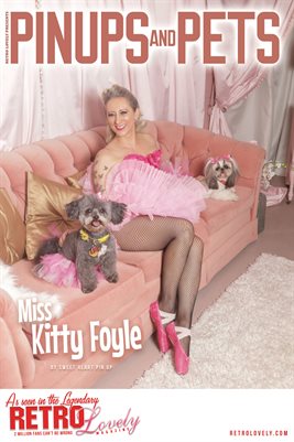Pinups and Pets No.14 – Miss Kitty Foyle Cover Poster