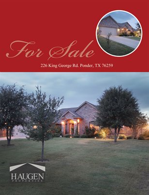 Haugen Properties - 226 King George, Ponder TX 76259