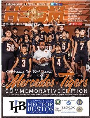 2023 HSSM Football Preview Mercedes Commemorative Issue