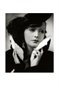 Greta Garbo, with hat