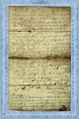 1838 Deed, Parker to Rose, Pike County, Missouri