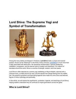 NeLord Shiva, revered as Mahadev, is one of the most powerful and worshipped deities in Hinduism. Hew Publication (6)