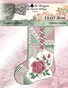 Crazy Rose Christmas Stocking Cross Stitch Pattern