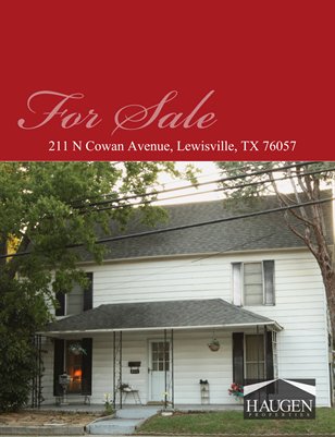 Haugen Properties - 211 N Cowan Ave, Lewisville, Texas 75057 