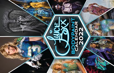 Juiceboxx 2022 Body Paint Calendar