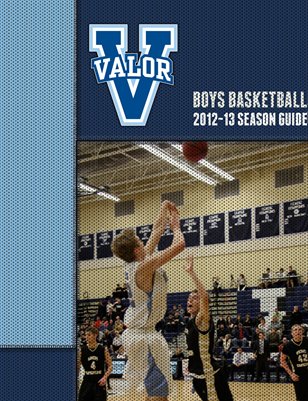 2012-2013 Boys Basketball Season Guide