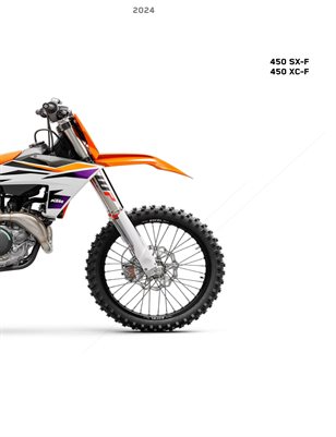 KTM 2024 - 450 Sx-f Xc-f - Service Workshop Repair Manual