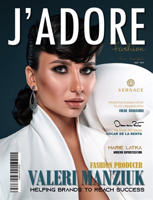 April issue. Cover model Valeri Manziuk