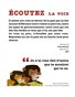 Écouter la voix