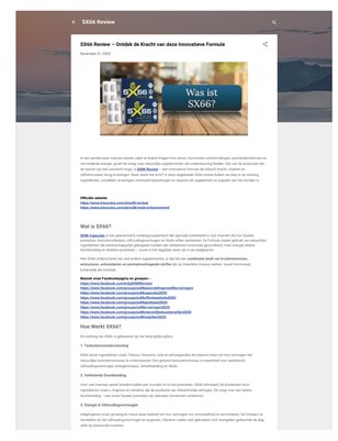 SX66 Review – Ontdek de Kracht van deze Innovatieve Formule