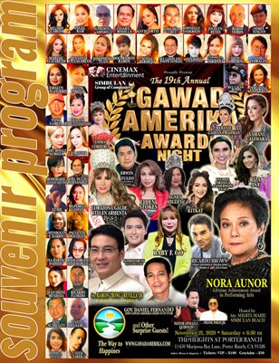 Gawad Amerika Souvenir Program 2020
