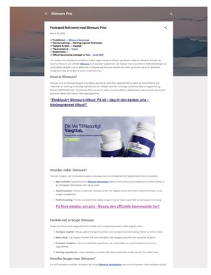 Forbrænd fedt nemt med Slimsure Pris!