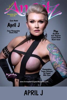 ENCHANTED ANGELZ MAGAZINE COVER POSTER - Cover Model April J - November 2020