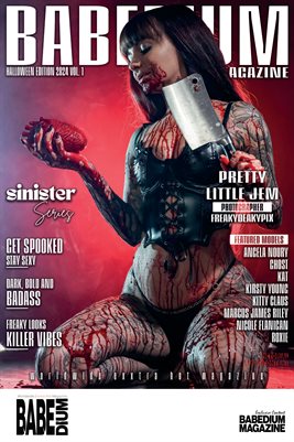 PRETTY LITTLE JEM HALLOWEEN EDITION VOLUME ONE - BABEDIUM MAGAZINE COVER POSTER