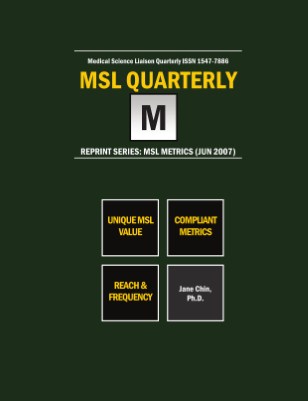 Medical Science Liaison Metrics Across Product Life-Cycle