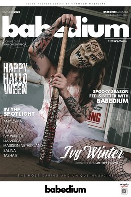 IVY WINTER HALLOWEEN EDITION VOL I - BABEDIUM MAGAZINE COVER POSTER