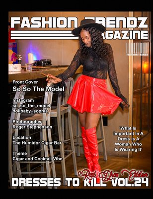 Fashion Trendz Magazine Dresses To Kill Vol. 24 Red Dress Edition