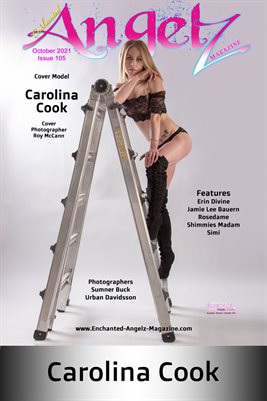 ENCHANTED ANGELZ MAGAZINE COVER POSTER - Cover Model Carolina Cook - October 2021