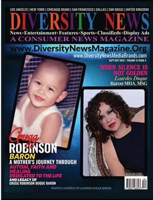 Gregg Duque Baron Honored in Diversity News Magazine September–October 2025 Issue