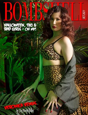 BOMBSHELL Magazine October 2021 HALLOWEEN ISSUE - Miss Veronica Venus Cover