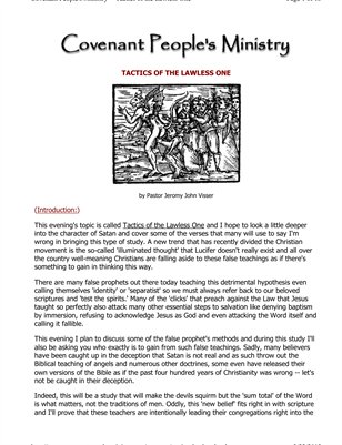 Tactics of the Lawless One