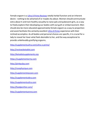 Ultra X Prime Reviews