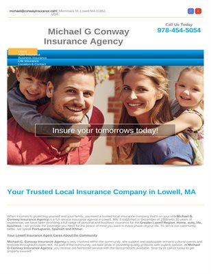 Insurance agency in Lowell