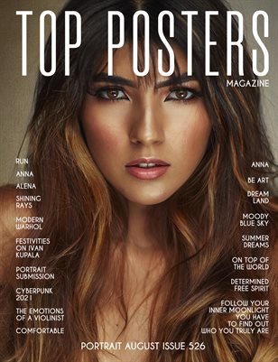 TOP POSTERS MAGAZINE - PORTRAIT AUGUST (Vol 526)