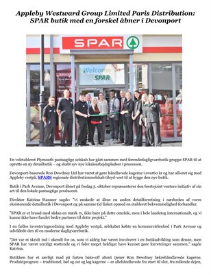 Appleby Westward Group Limited Paris Distribution