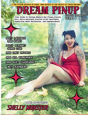 Dream Pinup Magazine Classic Issue Volume 8 Shelly Monster Electra Lux Photography