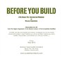 before you build