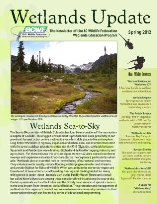 BCWF Wetlands Update 2012