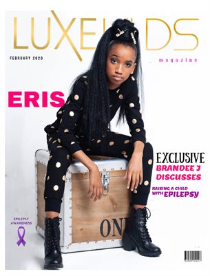 FEBRUARY LUXE KID COVER MODEL ERIS BUSEY