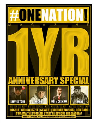 #OneNation! Magazine 1YR SPECIAL issue #7 (Nov/Dec 2013)