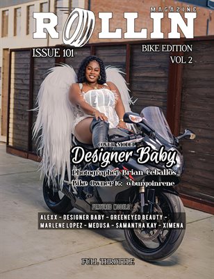 Rollin Magazine Issue 101 Cover Model Designer Baby 
