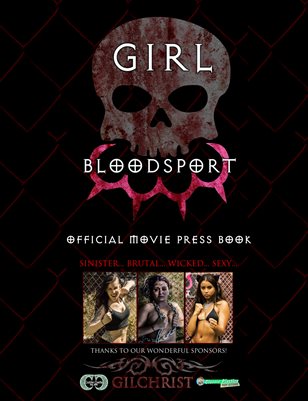 Girl Blood Sport Official Movie Press Book - Sexy Busty Hot Babes Fight to the Death in Bikinis and Less