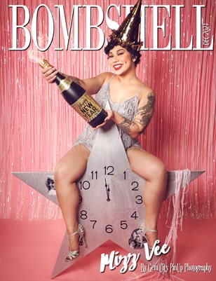BOMBSHELL Magazine December 2021 CHRISTMAS ISSUE - Mizz Vee Cover