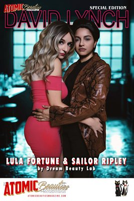 Atomic Beauties Magazine: David Lynch Special Edition Lulu Fortune and Sailor Ripley Cover Poster
