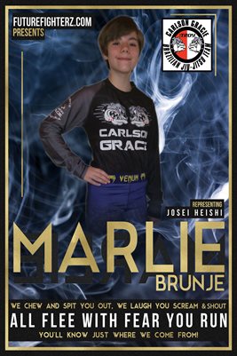 Marlie Brunje Blue Smoke Poster