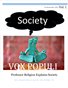 Professor Religion Explains Society