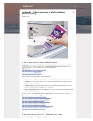 NuroClean Gel – Effektives Reinigungsgel für gründliche Sauberkeit [NuroClean Gel Preis]