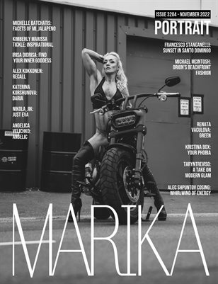 MARIKA MAGAZINE PORTRAIT  (ISSUE 3204 - NOVEMBER)