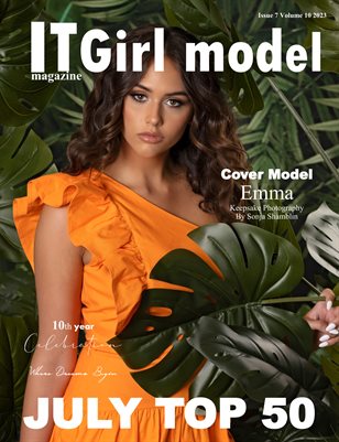 It Girl Model Magazine July Top 50 Issue 7 Volume 10 2023