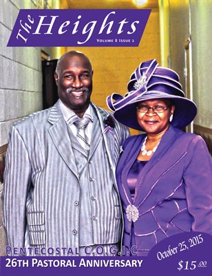 Volume 8 Issue 2 - 26th Pastoral Anniversary Pentecostal C.O.G.I.C.