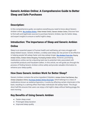 Order Ambien Online Usa